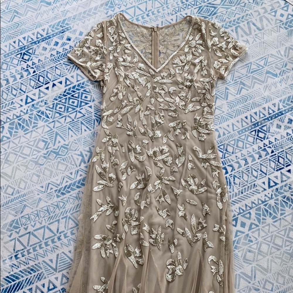 Adrianna Papell Beaded Gown - Picture 2 of 7